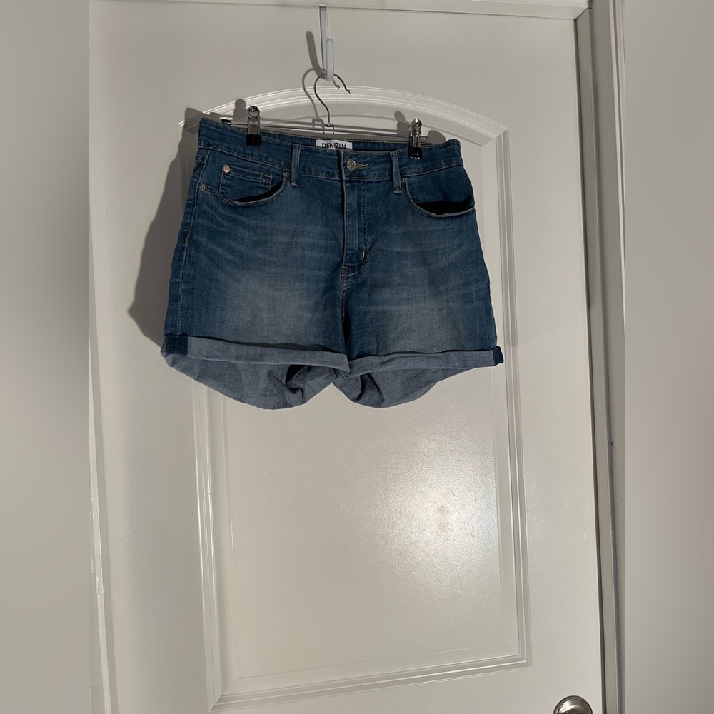 Levi High Rise Denim Shorts